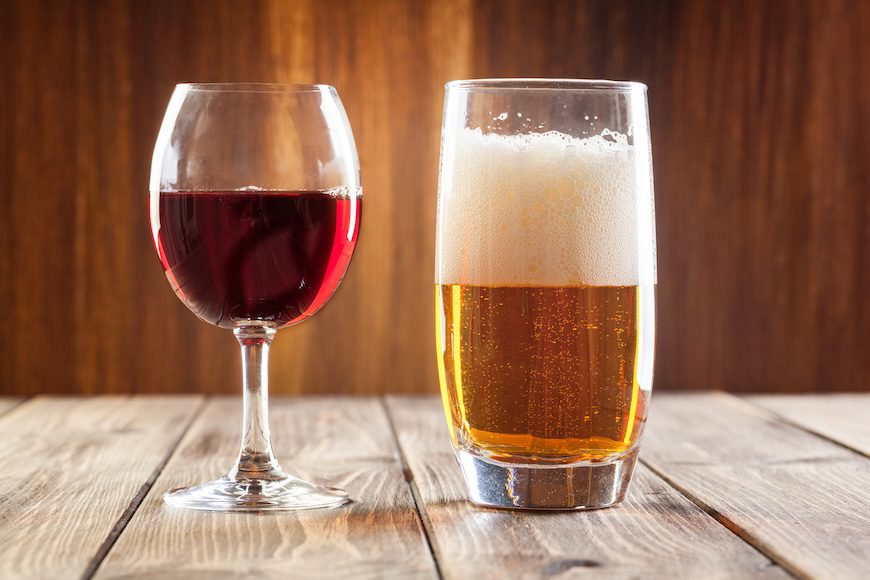 Beer and wine research links drink choice to diet quality